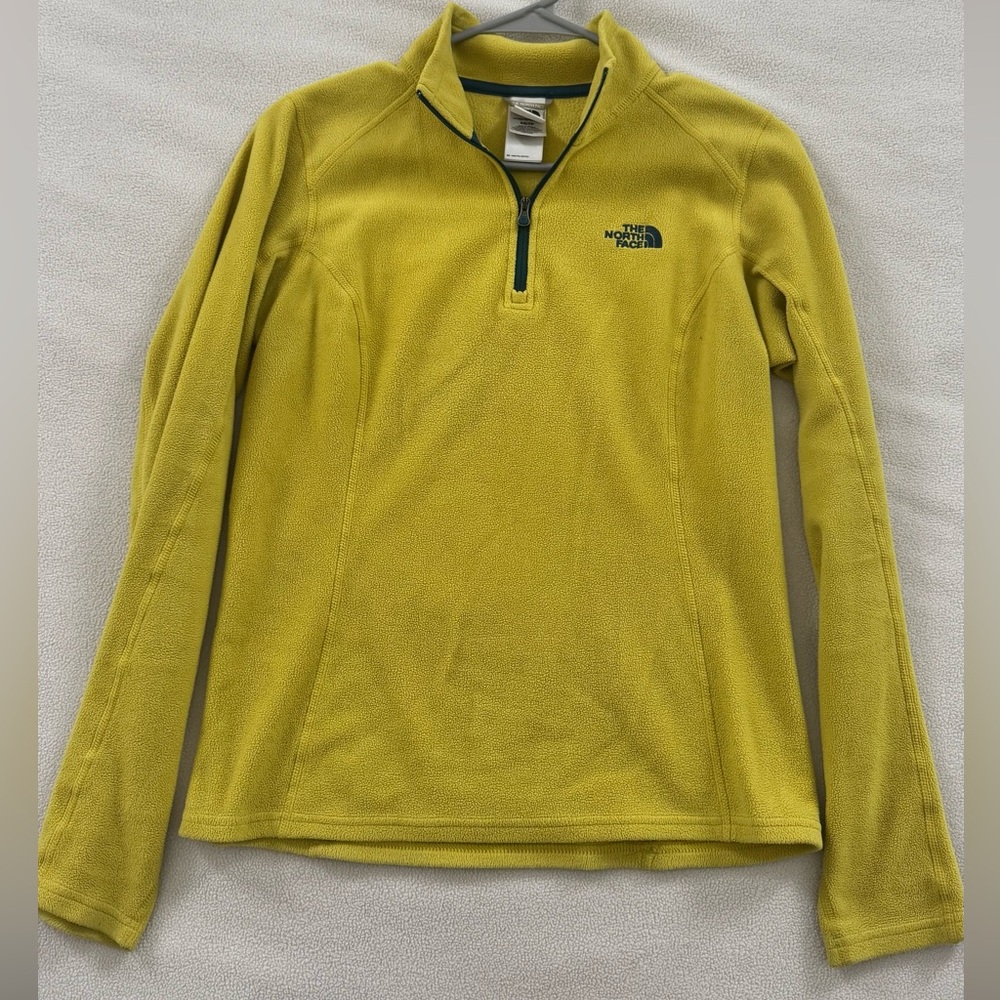 The North Face Yellow Quarter-Zip Jacket